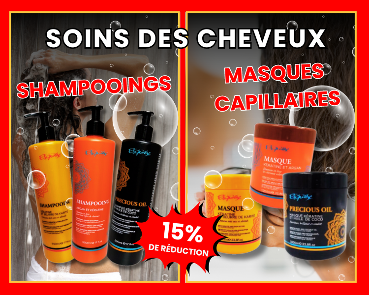 Promotion soins des cheveux - juin 2024 - Esquisse - shampooings et masques capillaires